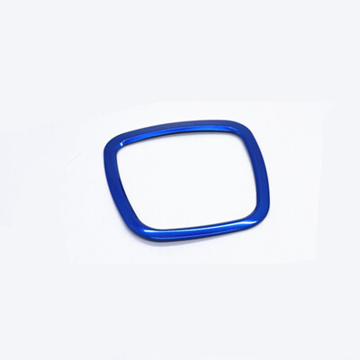 Audi 2003-2010 A4 B6 B7 automobilio kabinos vairo centro logotipo apdaila su metaliniu apsauginiu rėmu kvadratinių blizgučių lipdukas acce