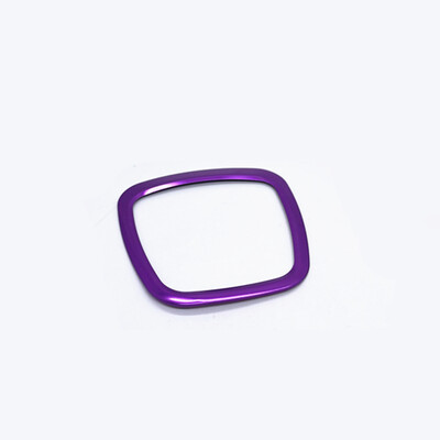 Audi 2003-2010 A4 B6 B7 automobilio kabinos vairo centro logotipo apdaila su metaliniu apsauginiu rėmu kvadratinių blizgučių lipdukas acce