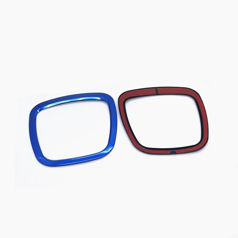 Audi 2003-2010 A4 B6 B7 automobilio kabinos vairo centro logotipo apdaila su metaliniu apsauginiu rėmu kvadratinių blizgučių lipdukas acce