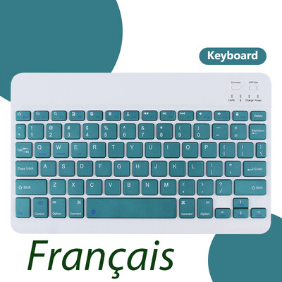 Bežična tipkovnica za ipad Mini Pro Bluetooth Teclado za Samsung Xiaomi Huawei španjolski francuski portugalski arapski ruski hebrejski