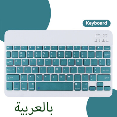 Bežična tipkovnica za ipad Mini Pro Bluetooth Teclado za Samsung Xiaomi Huawei španjolski francuski portugalski arapski ruski hebrejski