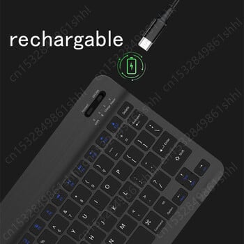 Clavier Bluetooth-съвместима Azerty Francais клавиатура за One Plus Pad OPPO Pad 2 Tablet Руска Испанска Иврит Teclado Клавиатура