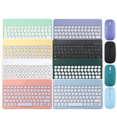 Tastatură și mouse Bluetooth pentru tabletă, telefon, laptop Tastatură universală reîncărcabilă fără fir de 10 inchi pentru iPad Pro Air 2024