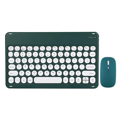 Tastatură și mouse Bluetooth pentru tabletă, telefon, laptop Tastatură universală reîncărcabilă fără fir de 10 inchi pentru iPad Pro Air 2024