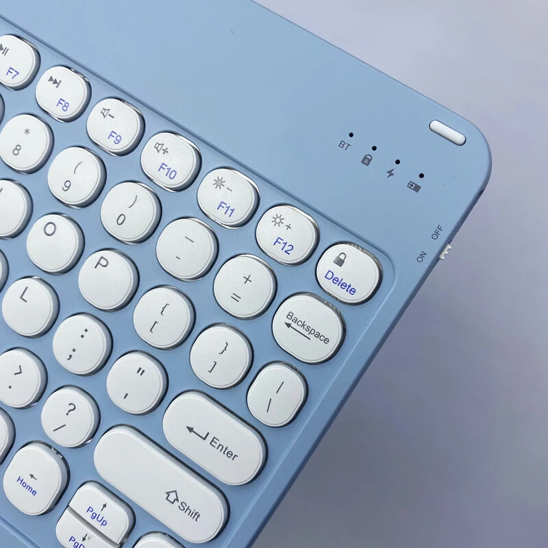 Tastatură și mouse Bluetooth pentru tabletă, telefon, laptop Tastatură universală reîncărcabilă fără fir de 10 inchi pentru iPad Pro Air 2024