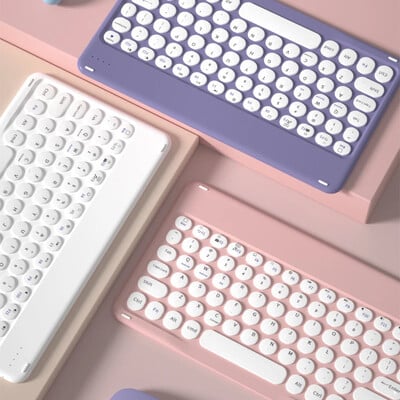 Bluetooth 10 collu tastatūra Tālrunis planšetdators bezvadu tastatūra iPad 2022 Pro 11 Air 4 3 tastatūras Huawei Matepad Samsung