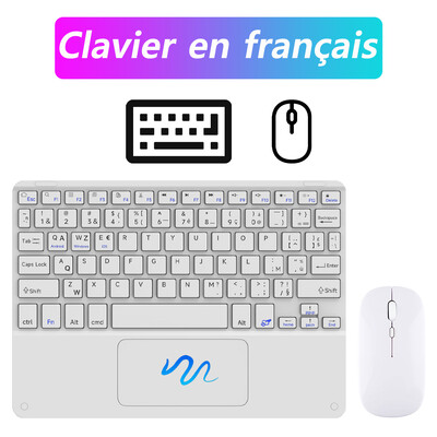 Πληκτρολόγιο CASEPOKE Bluetooth για tablet Smartphone Ασύρματο πληκτρολόγιο αφής για IOS Android Windows για iPad Πληκτρολόγιο Ποντίκι