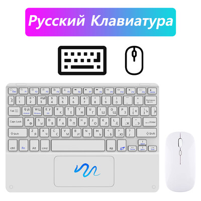 Πληκτρολόγιο CASEPOKE Bluetooth για tablet Smartphone Ασύρματο πληκτρολόγιο αφής για IOS Android Windows για iPad Πληκτρολόγιο Ποντίκι