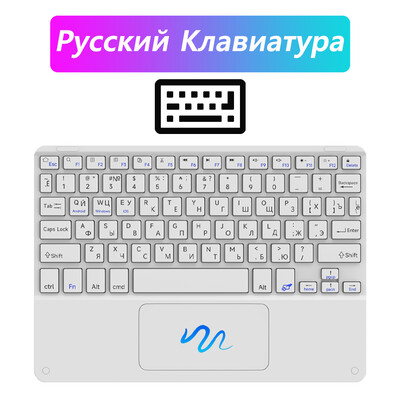 Πληκτρολόγιο CASEPOKE Bluetooth για tablet Smartphone Ασύρματο πληκτρολόγιο αφής για IOS Android Windows για iPad Πληκτρολόγιο Ποντίκι