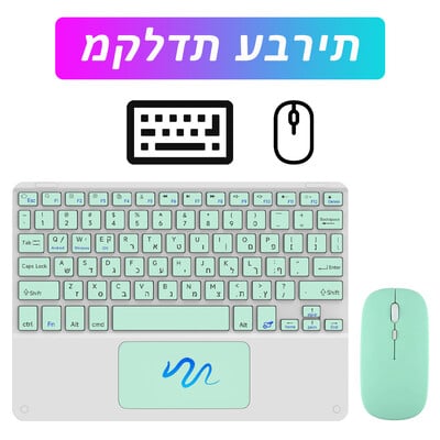 Bezdrôtová klávesnica CASEPOKE Touchpad pre Android IOS Huawei Xiaomi Tablet iPad Pro Air Mini kórejská ruská španielska klávesnica