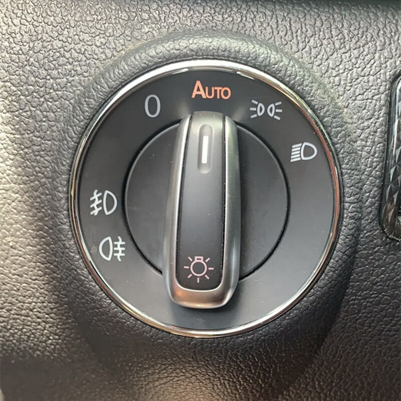 Pre Volkswagen 2009 2010 2011 2013 2015 2016 Sauroccus Automotive Spínač nastavenia svetlometov kabíny Dekoratívny krúžok Kovový flitrovaný