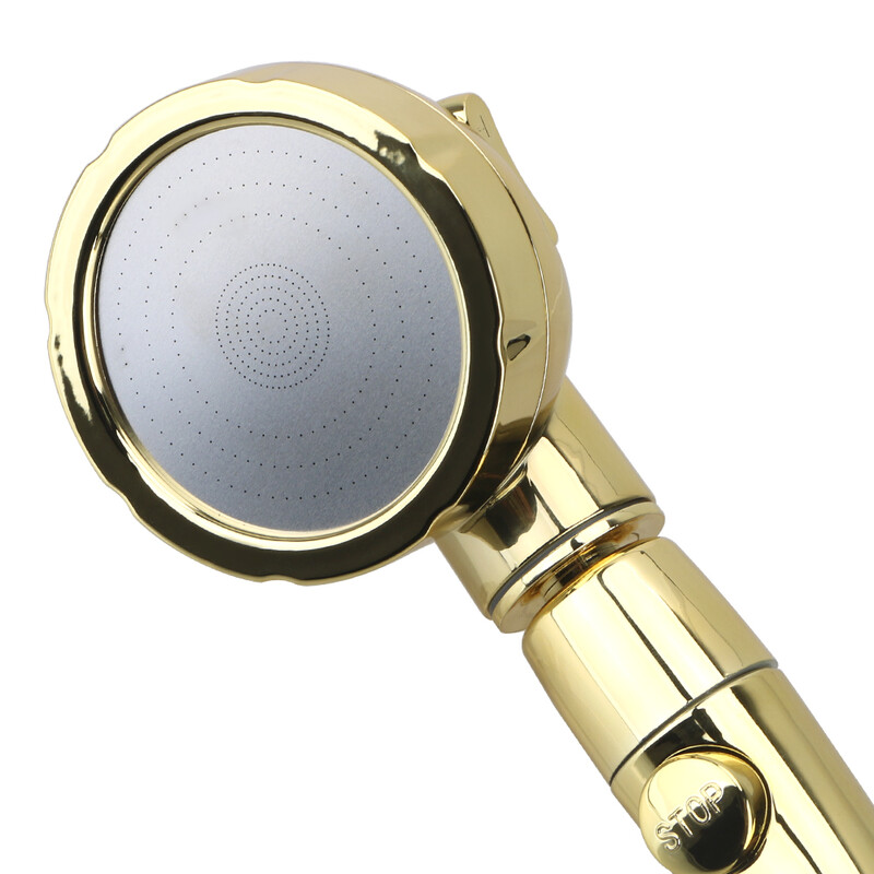 Cap de duș portabil cu rotire la 360 de grade Cap de duș reglabil cu economie de apă 3 setări de pulverizare cu comutator de pauză ON/OFF