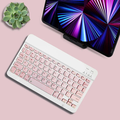Ασύρματο πληκτρολόγιο για tablet 10-13 ιντσών iPad 2024 Huawei Samsung Xiaomi Pad Επαναφορτιζόμενο πληκτρολόγιο Bluetooth με ποντίκι