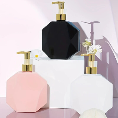 3 db fehér hordozható szappanadagoló üres pumpás palack sampon lotion pumpás flakon tartós újratölthető folyékony palack tartozékok