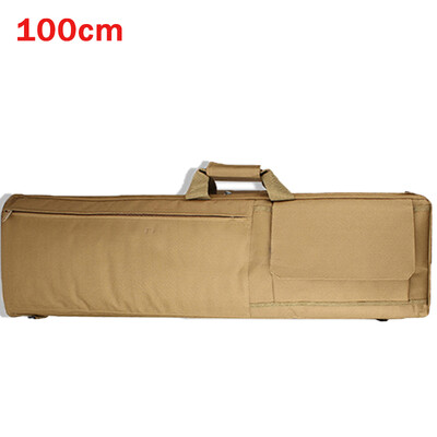 85CM 100CM pușcă de vânătoare în aer liber set de pungă de protecție portabilă pătrată pentru armă în culoarea nisipului negru