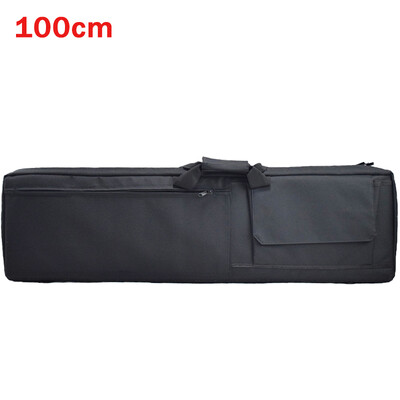 85CM 100CM pușcă de vânătoare în aer liber set de pungă de protecție portabilă pătrată pentru armă în culoarea nisipului negru