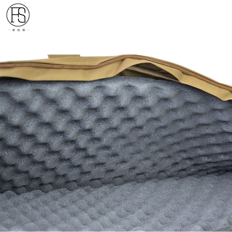 85CM 100CM pușcă de vânătoare în aer liber set de pungă de protecție portabilă pătrată pentru armă în culoarea nisipului negru