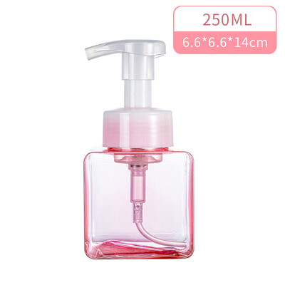 250/450ml Mousse Facial Cleanser Foam Dispenser Plastic Pump Bottles Mini Empty Bottle Refillable For Travel Cleaning Cosmetics