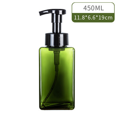 250/450ml Mousse Facial Cleanser Foam Dispenser Plastic Pump Bottles Mini Empty Bottle Refillable For Travel Cleaning Cosmetics