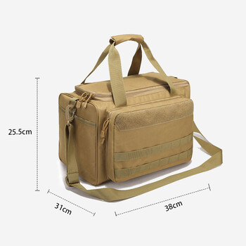 Military Tactical Handgun Bag Αδιάβροχη Τσάντα ώμου Τακτικά Αξεσουάρ Εκπαίδευση Πεδίου σκοποβολής Προμήθειες σκοποβολής