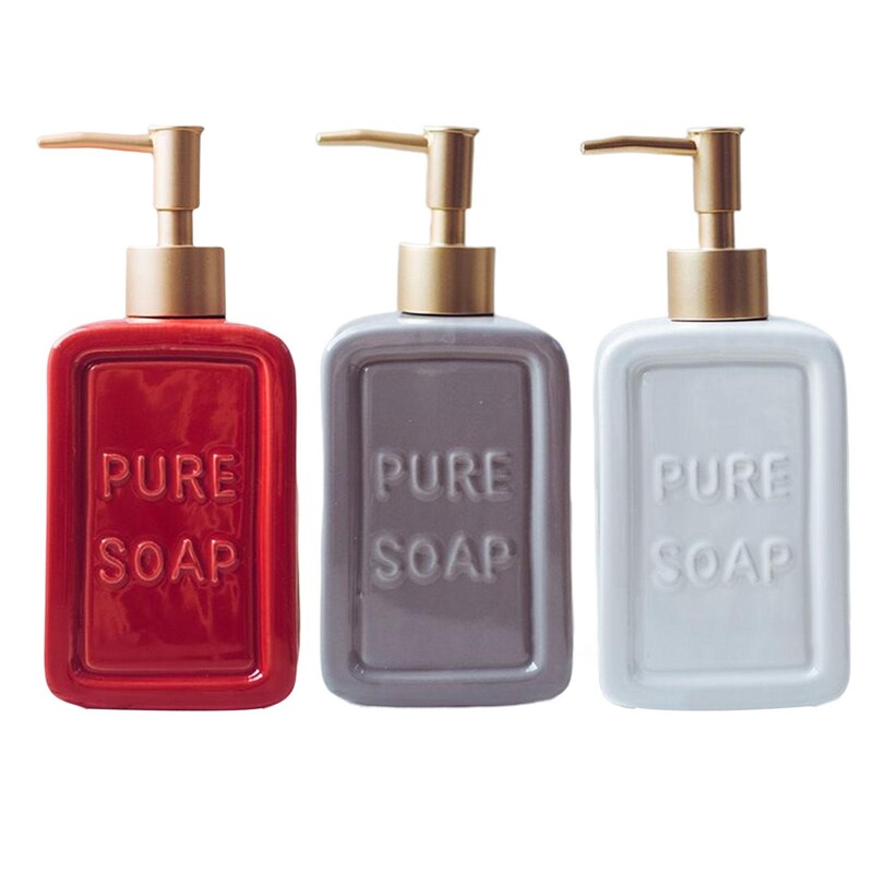 16 oz kézi szappanadagoló tartós tartály, újrafelhasználható, hordozható szivárgásmentes tégelyes pumpás palack hidratáló folyékony szappanhoz