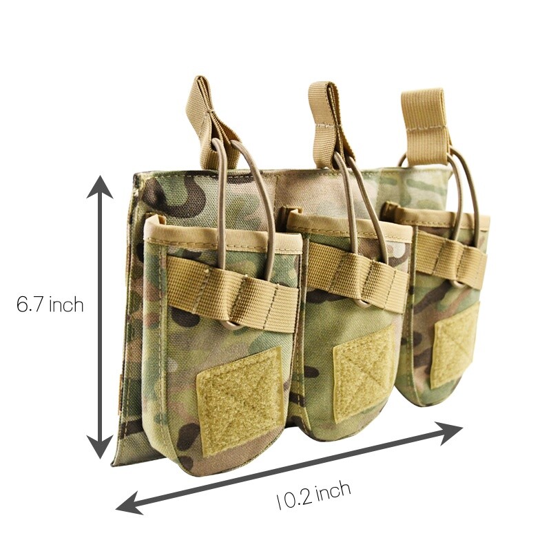Najlonska trostruka torbica za magacine Otvorene torbice za magacine za puške i torbice za spremnike za pištolje za AK 762 magacine Airsoft oprema