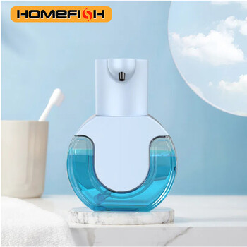 Homefish Smart Soap Dispenser 420 ml безконтактен сензор за движение Устройство за измиване на ръце Дозатор за течен сапун, монтиран на стена