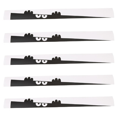 Vicces barkács fali matrica WC-ülőke matricák Peep Monster mosdókagyló fürdőszoba PVC aranyos rajzfilm matrica eltávolítható lakberendezés