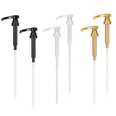 1 τεμ. Αντικατάσταση δοσομετρητή αντλιών σιροπιού για δοχεία αντλίας μπουκαλιού με μπουκάλι πίεσης μπουκαλιού για καρυκεύματα κουζίνας καφέ