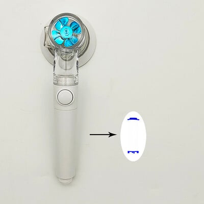 Νέας σχεδίασης κεφαλή ντουζιέρας έλικας υψηλής πίεσης εξοικονόμησης νερού με ρυθμιζόμενο κουμπί ενσωματωμένο φίλτρο κεφαλής ντους χειρός