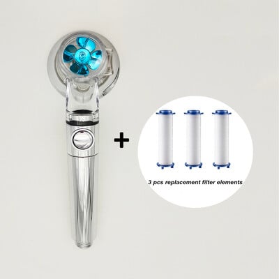 Νέας σχεδίασης κεφαλή ντουζιέρας έλικας υψηλής πίεσης εξοικονόμησης νερού με ρυθμιζόμενο κουμπί ενσωματωμένο φίλτρο κεφαλής ντους χειρός