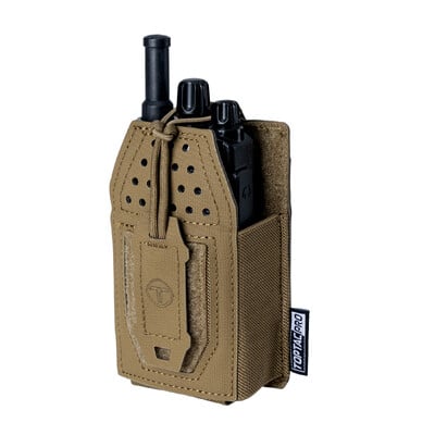 TOPTACPRO Tactical Mini Radio Pouch Molle Racija Interphone Pouch Duty Tactical Molle Tool Pouch 8524