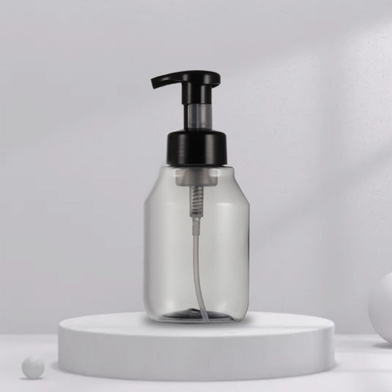 350 ml-es habpalack üres utazási habos szivattyú adagoló újratölthető palack utazási tisztító kozmetikai csomagoláshoz
