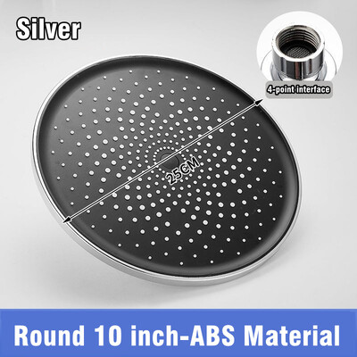 Μεγάλο πάνελ Μεγάλης ροής Υπερφόρτιση Βροχόπτωσης Τοποθετημένη κεφαλή ντους 360 περιστροφής υψηλής πίεσης Abs Thicken Μπάνιο Ντους