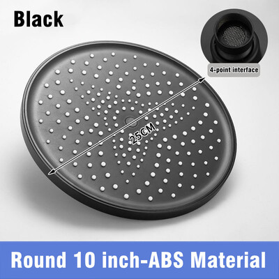 Μεγάλο πάνελ Μεγάλης ροής Υπερφόρτιση Βροχόπτωσης Τοποθετημένη κεφαλή ντους 360 περιστροφής υψηλής πίεσης Abs Thicken Μπάνιο Ντους