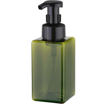 Dozator gol de săpun spumant de 450 ml, gel de duș de baie, loțiune de șampon, curățare facială, pompă de spumă, sticla reîncărcabilă