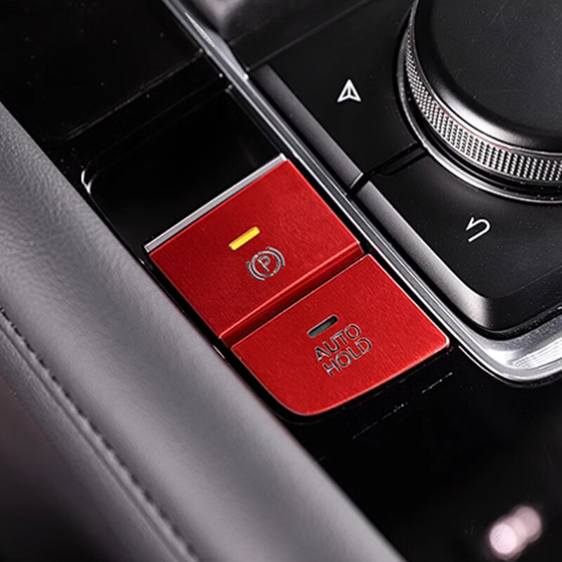 Za 2019 2020 Mazda3 središnja konzola kabine automobila Parking P-stop elektronička ručna kočnica AUTO HOLD ukrasna naljepnica aluminijska legura prot