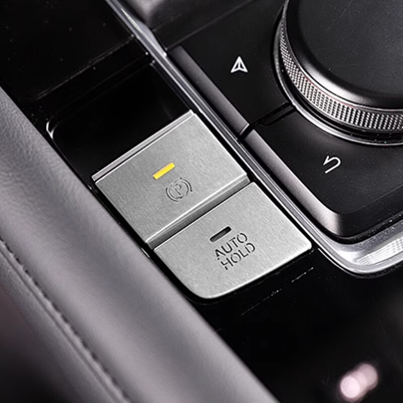 Za 2019 2020 Mazda3 središnja konzola kabine automobila Parking P-stop elektronička ručna kočnica AUTO HOLD ukrasna naljepnica aluminijska legura prot