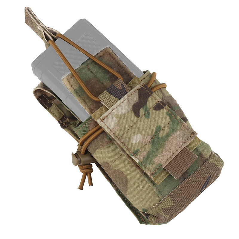 Tactical 5.56 7.62 MBITR Pouch Többfunkciós MAG táska MOLLE szerszámcsomag horoghurok, állítható rögzítés, gyors hozzáférésű vadászfelszerelés