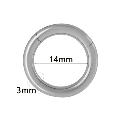 1 db sebészeti acél septum Clicker szegmens csuklós gyűrűs orr szemöldök ajak karika fül porc Tragus Helix füllebeny piercing ékszer