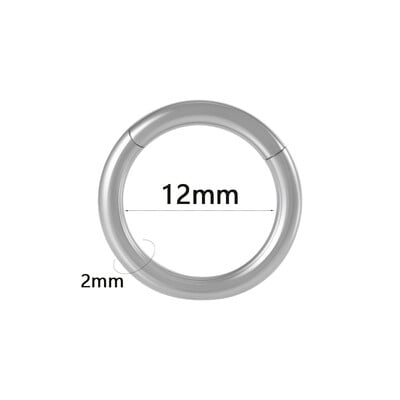 1 db sebészeti acél septum Clicker szegmens csuklós gyűrűs orr szemöldök ajak karika fül porc Tragus Helix füllebeny piercing ékszer