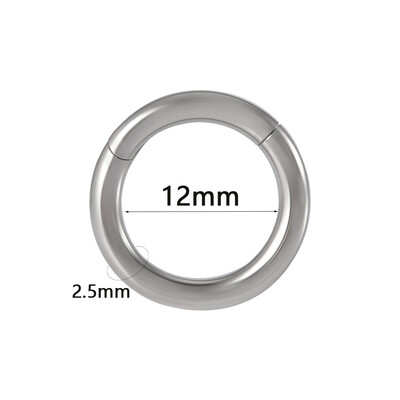 1 db sebészeti acél septum Clicker szegmens csuklós gyűrűs orr szemöldök ajak karika fül porc Tragus Helix füllebeny piercing ékszer