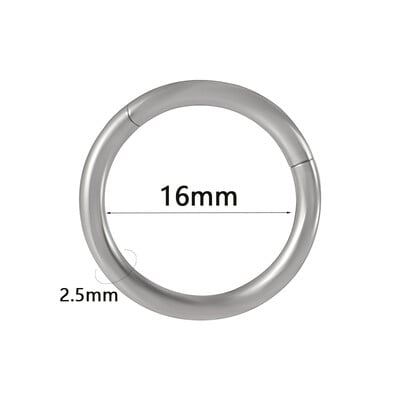 1 db sebészeti acél septum Clicker szegmens csuklós gyűrűs orr szemöldök ajak karika fül porc Tragus Helix füllebeny piercing ékszer