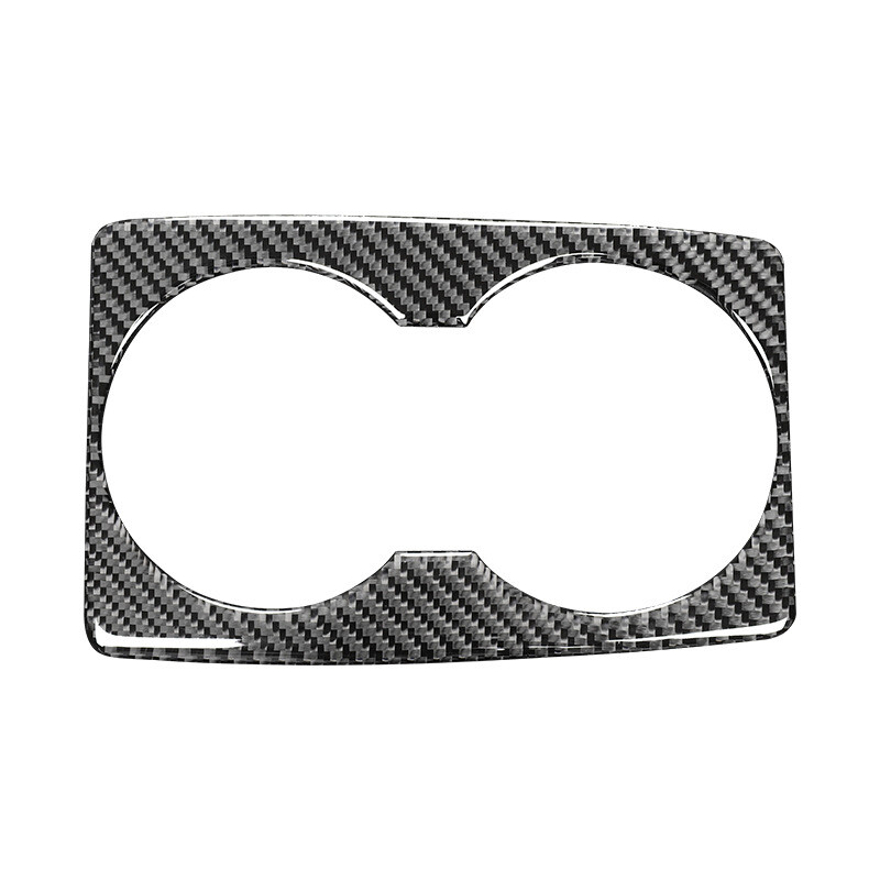 Szénszálas autós középkonzol vízpohártartó panel keret díszítő matrica Mazda 3 Axela 2014-2017 autótartozékokhoz