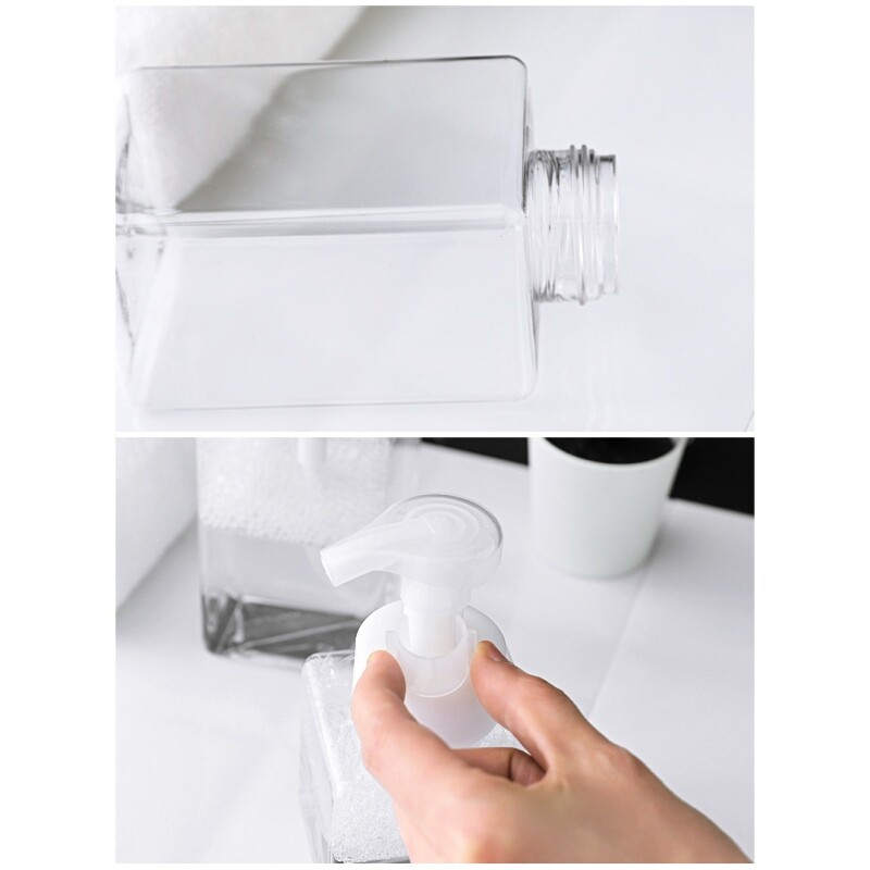Dávkovač peny 250/450 ml, prenosný dávkovač mydla, tekuté mydlo, fľaše s pumpičkou na šampón, cestovné doplnky do kúpeľne