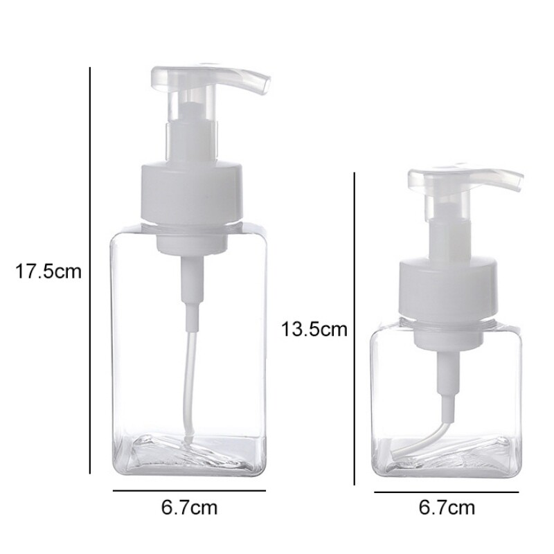 Dávkovač peny 250/450 ml, prenosný dávkovač mydla, tekuté mydlo, fľaše s pumpičkou na šampón, cestovné doplnky do kúpeľne