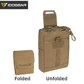 IDOGEAR Tactical összecsukható újrahasznosító táska kidobótasak MOLLE Drop Pouch 3577