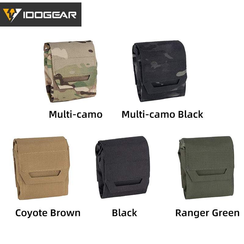 IDOGEAR Tactical összecsukható újrahasznosító táska kidobótasak MOLLE Drop Pouch 3577