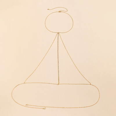 Beach Wind strasszlánc bikini Street Pat Simple Street Pat mellkas testlánc Rave szexi test deréklánc nőknek