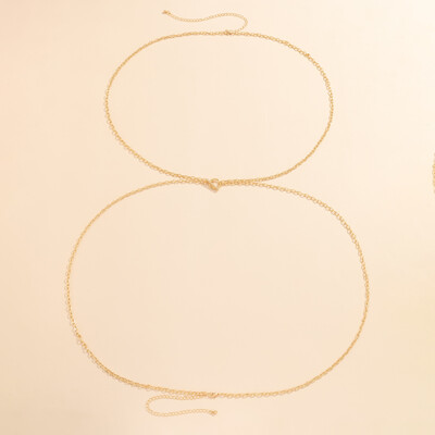 Beach Wind strasszlánc bikini Street Pat Simple Street Pat mellkas testlánc Rave szexi test deréklánc nőknek